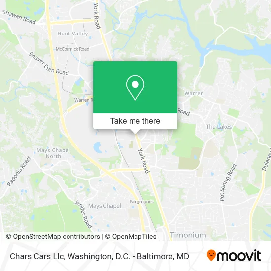 Chars Cars Llc map