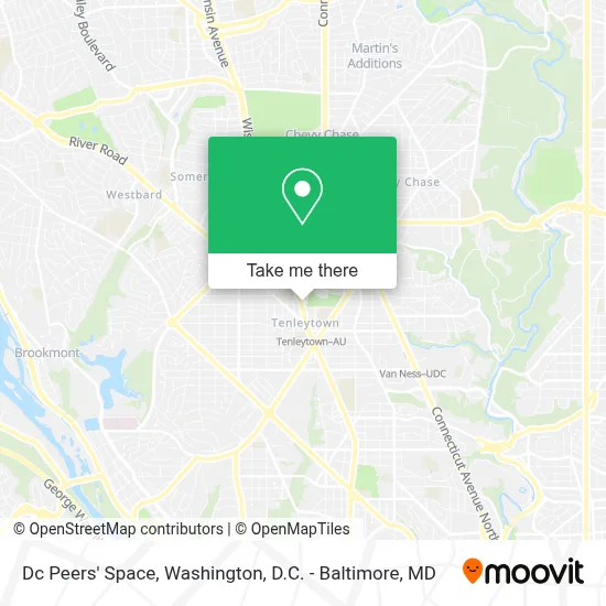 Dc Peers' Space map