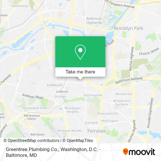 Greentree Plumbing Co. map