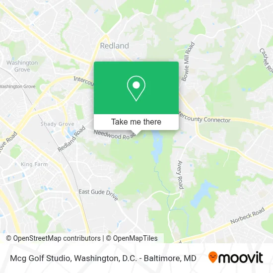 Mcg Golf Studio map