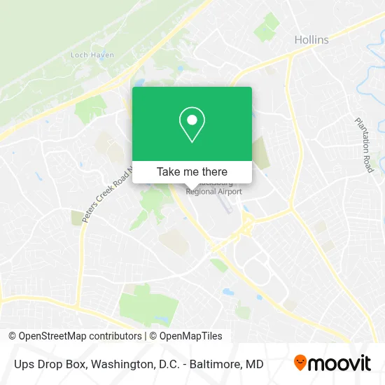 Ups Drop Box map