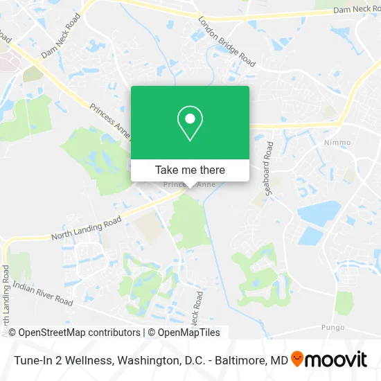 Tune-In 2 Wellness map