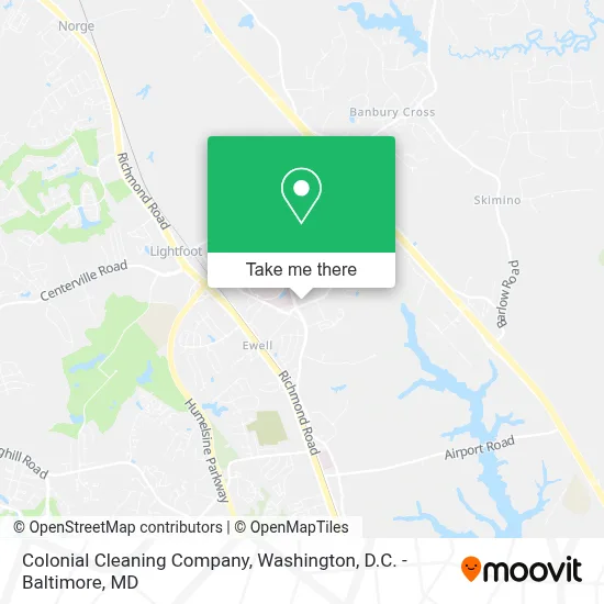 Colonial Cleaning Company map