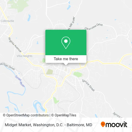 Midget Market map