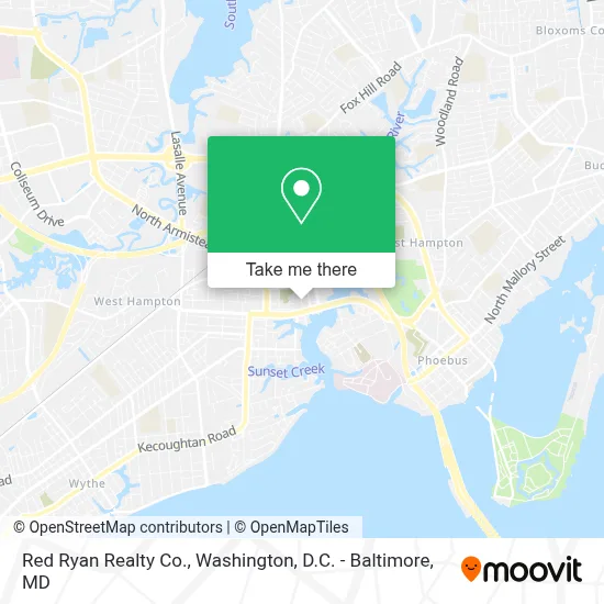 Red Ryan Realty Co. map