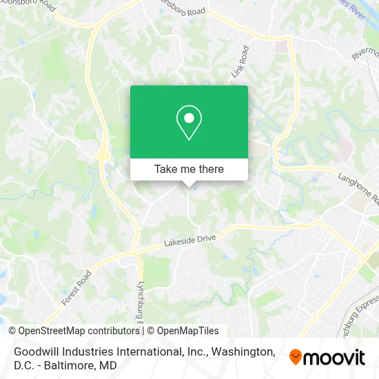 Goodwill Industries International, Inc. map