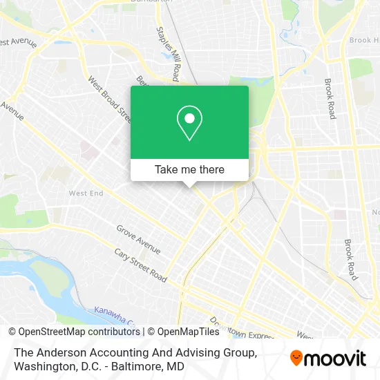The Anderson Accounting And Advising Group map