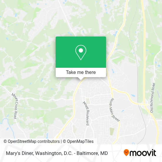 Mary's Diner map