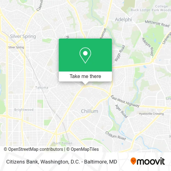 Citizens Bank map