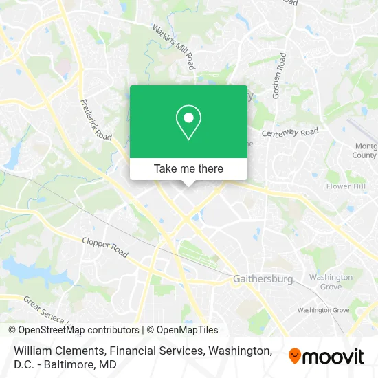 William Clements, Financial Services map