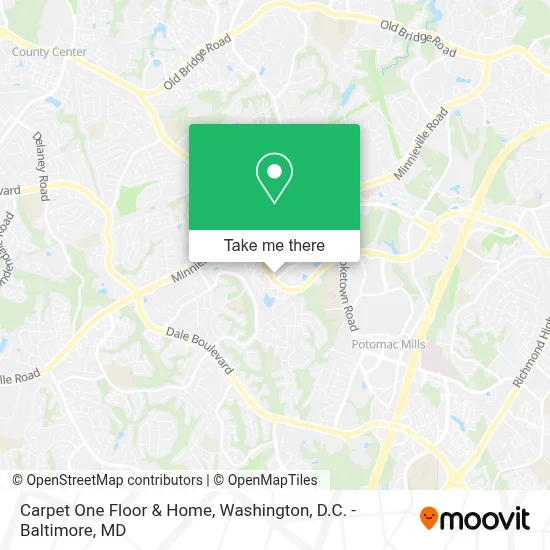 Carpet One Floor & Home map