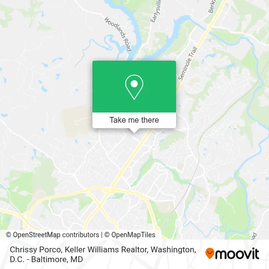 Chrissy Porco, Keller Williams Realtor map