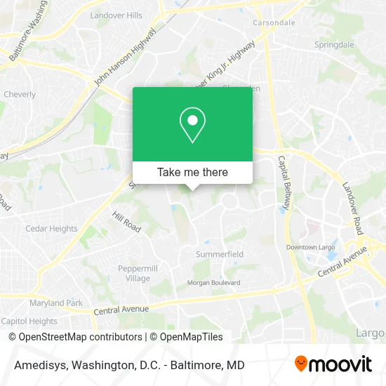 Amedisys map