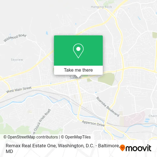 Remax Real Estate One map