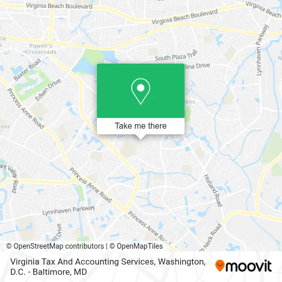 Virginia Tax And Accounting Services map