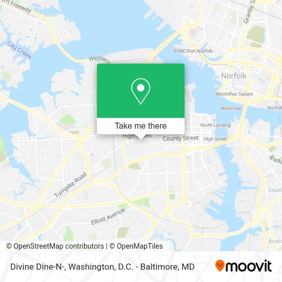 Divine Dine-N- map
