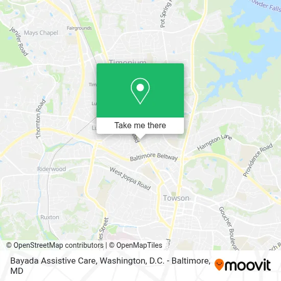 Bayada Assistive Care map