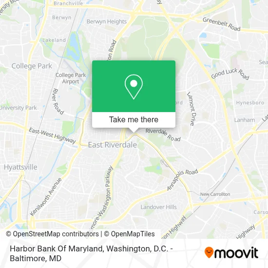Harbor Bank Of Maryland map