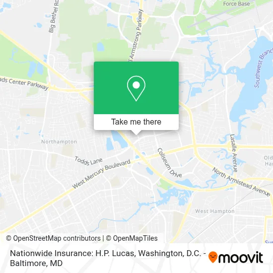 Nationwide Insurance: H.P. Lucas map
