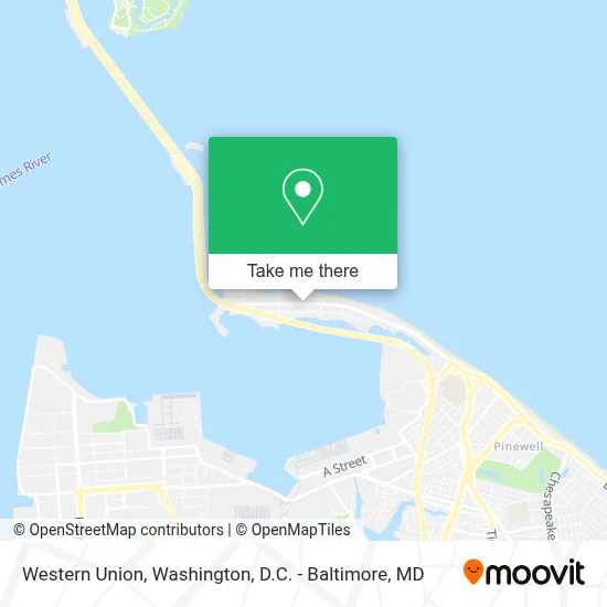 Western Union map
