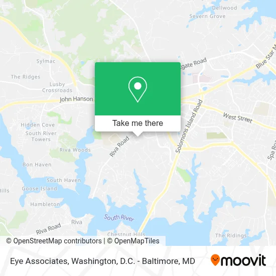 Eye Associates map
