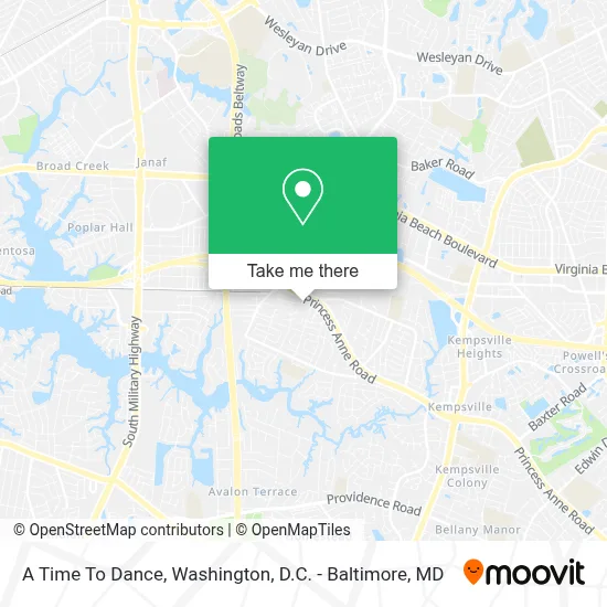 A Time To Dance map