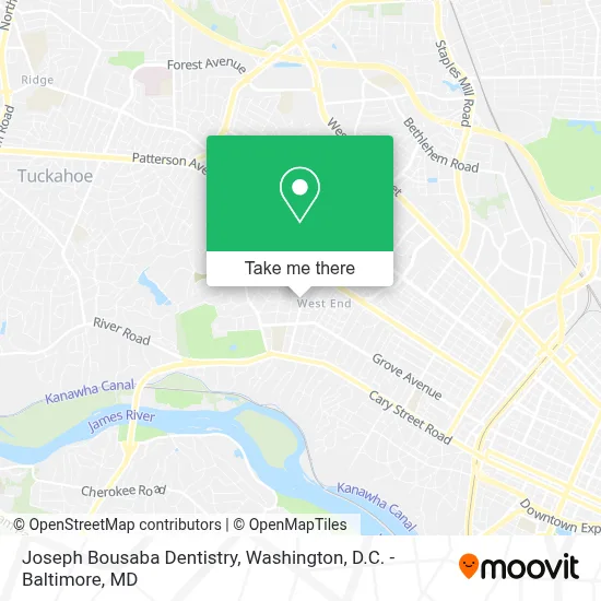 Joseph Bousaba Dentistry map