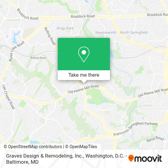 Graves Design & Remodeling, Inc. map