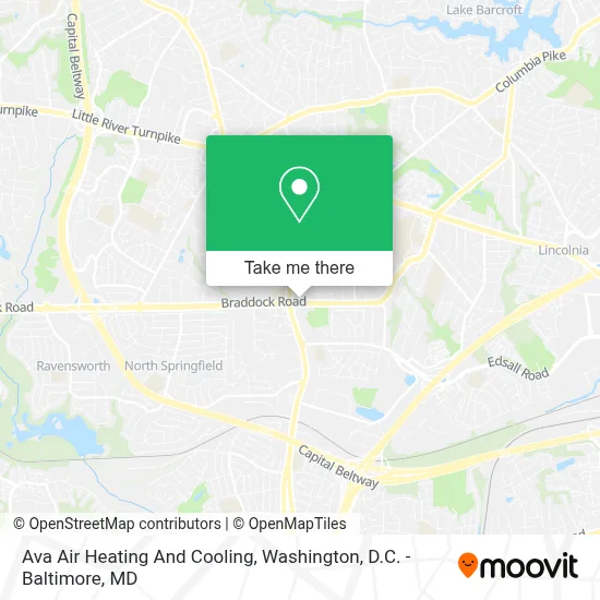 Ava Air Heating And Cooling map
