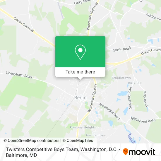 Twisters Competitive Boys Team map