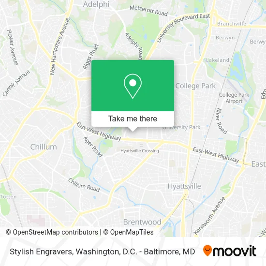 Stylish Engravers map