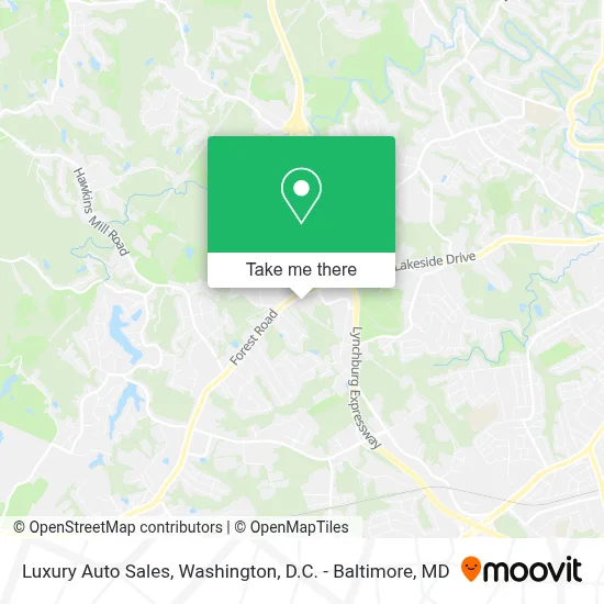 Luxury Auto Sales map