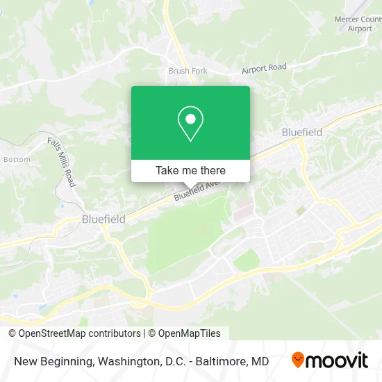 New Beginning map