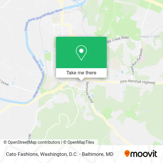 Cato Fashions map