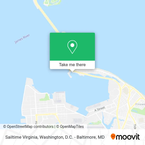 Sailtime Virginia map
