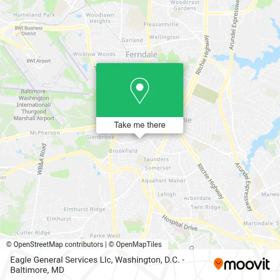 Eagle General Services Llc map