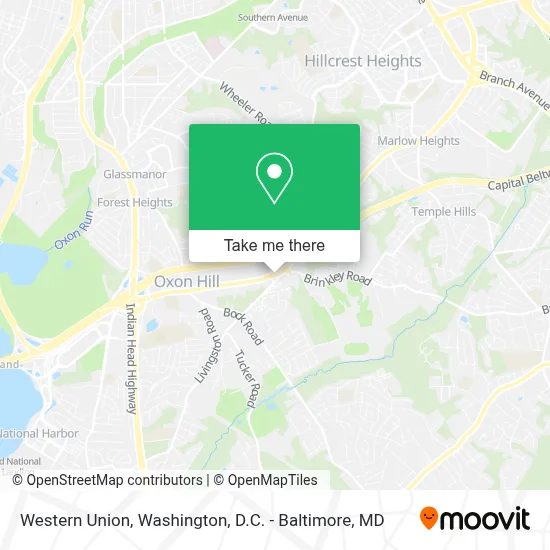 Western Union map