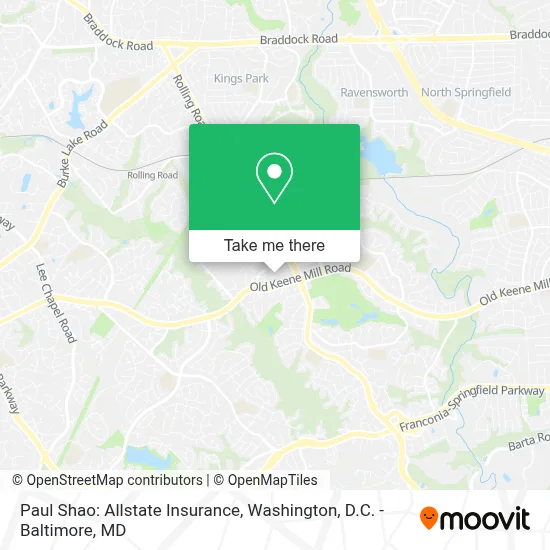 Paul Shao: Allstate Insurance map