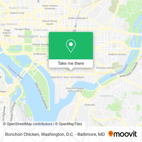 Bonchon Chicken map