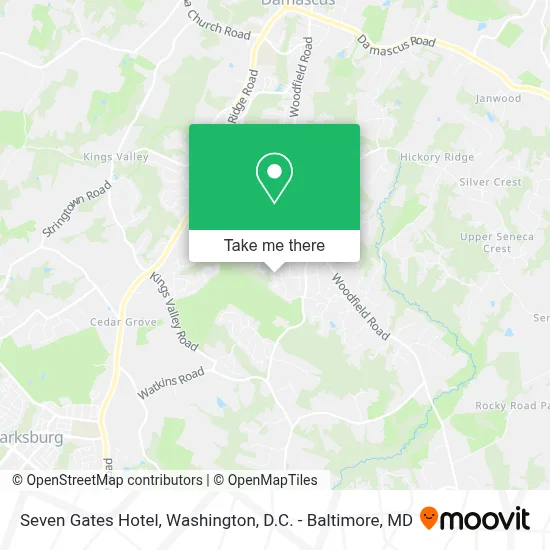 Seven Gates Hotel map