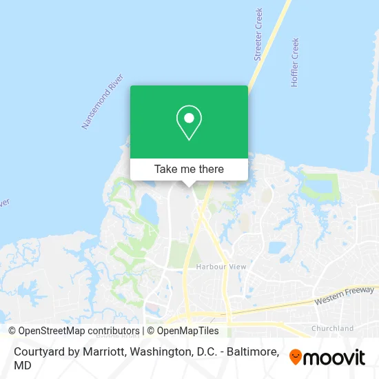 Courtyard by Marriott map