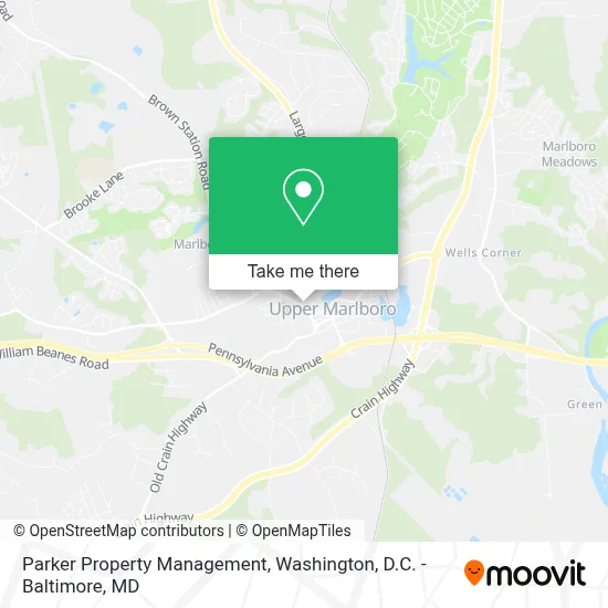 Parker Property Management map