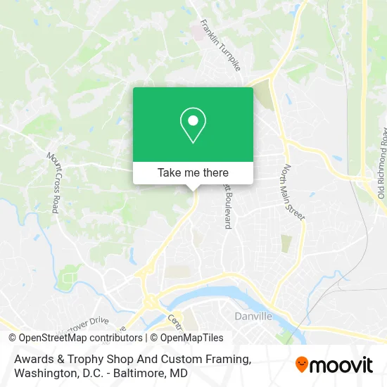 Awards & Trophy Shop And Custom Framing map