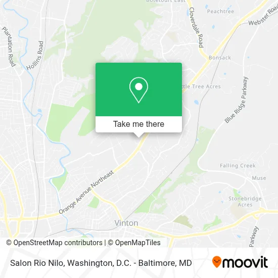 Salon Rio Nilo map