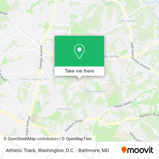 Athletic Track map