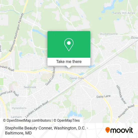 Stephville Beauty Conner map