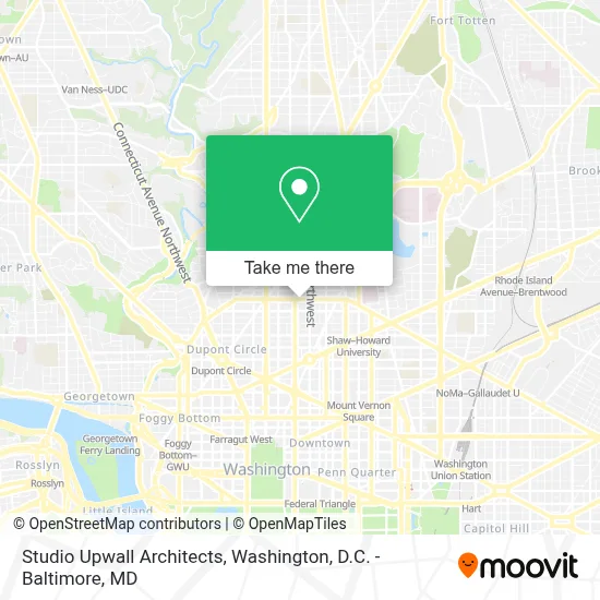 Studio Upwall Architects map