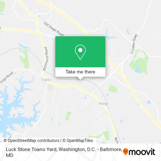 Luck Stone Toano Yard map