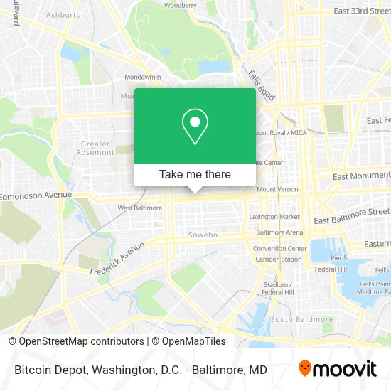 Bitcoin Depot map