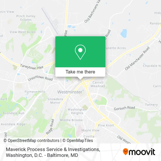 Maverick Process Service & Investigations map